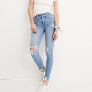 Madewell: 9” High Rise Skinny Jeans